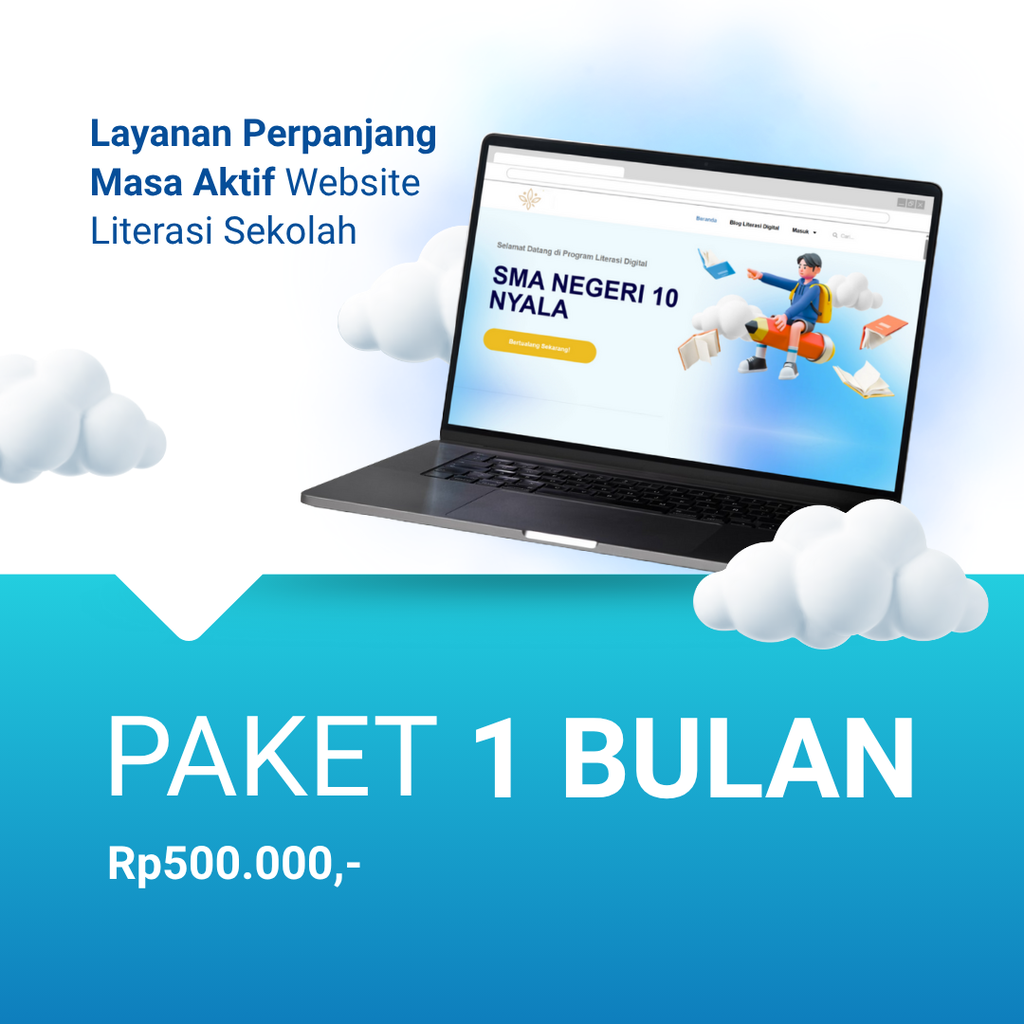 PAKET BULANAN WEBLIT SEKOLAH
